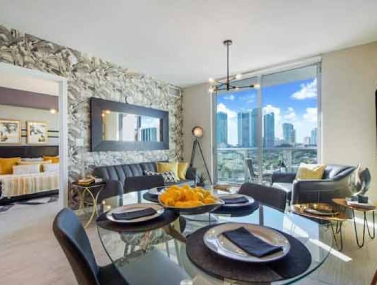 BAY+CITY VIEWS! MODERN DREAM 1 BDRM+DEN CONDO-MIAMI